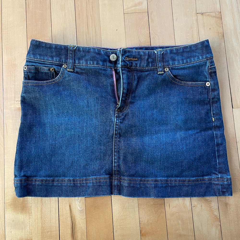 LILLY PULITZER!!  Ladies denim mini skirt - Size 4